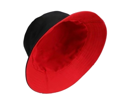 Sombrero De Pescador Para El Sol - Rojo Negro [Uso De Doble Cara] Sombrero De Pescador Para El Sol - Rojo Negro [Uso De Doble Cara] JEIIBRZUI