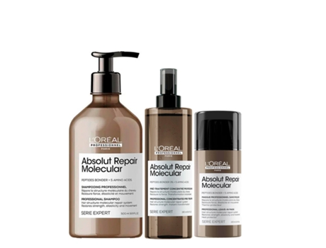 LOREAL Se Absolute Kit Molecular Reparador 2 3Uni