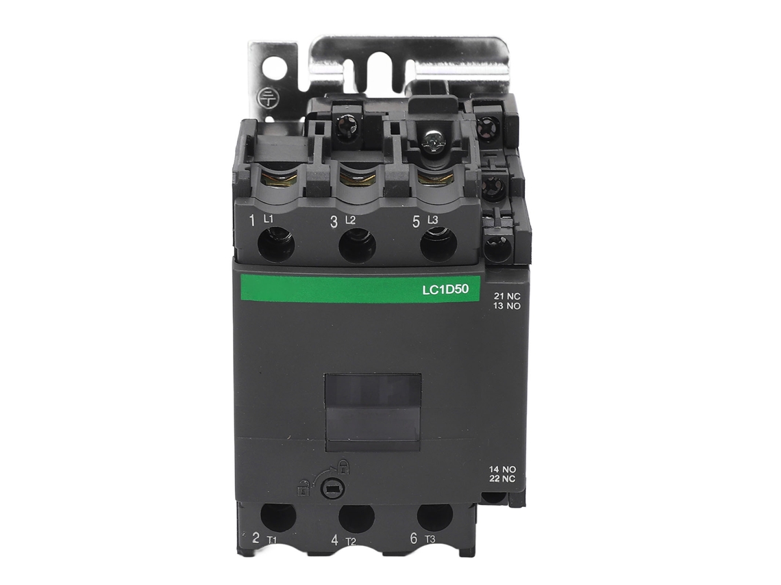 Contactor de CA Veloriskku 50A 380V 48V Bobina de cobre 1NO 1NC Contactos de aleación de plata Alta sensibilidad