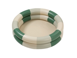 Piscina Hinchable Para Bebés Y Familias, Estilo Adorable, Rayas Verdes, Piscina Hinchable Gruesa Para Niños, Verano.