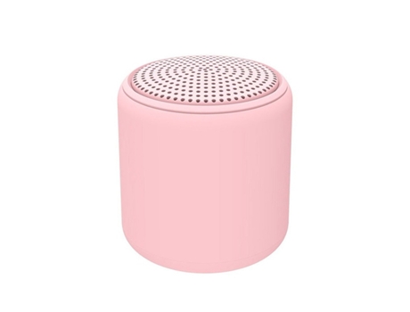 Mini Altavoz Bluetooth 5.0 SMARTEKTws Portátil con Correa de Transporte Rosa