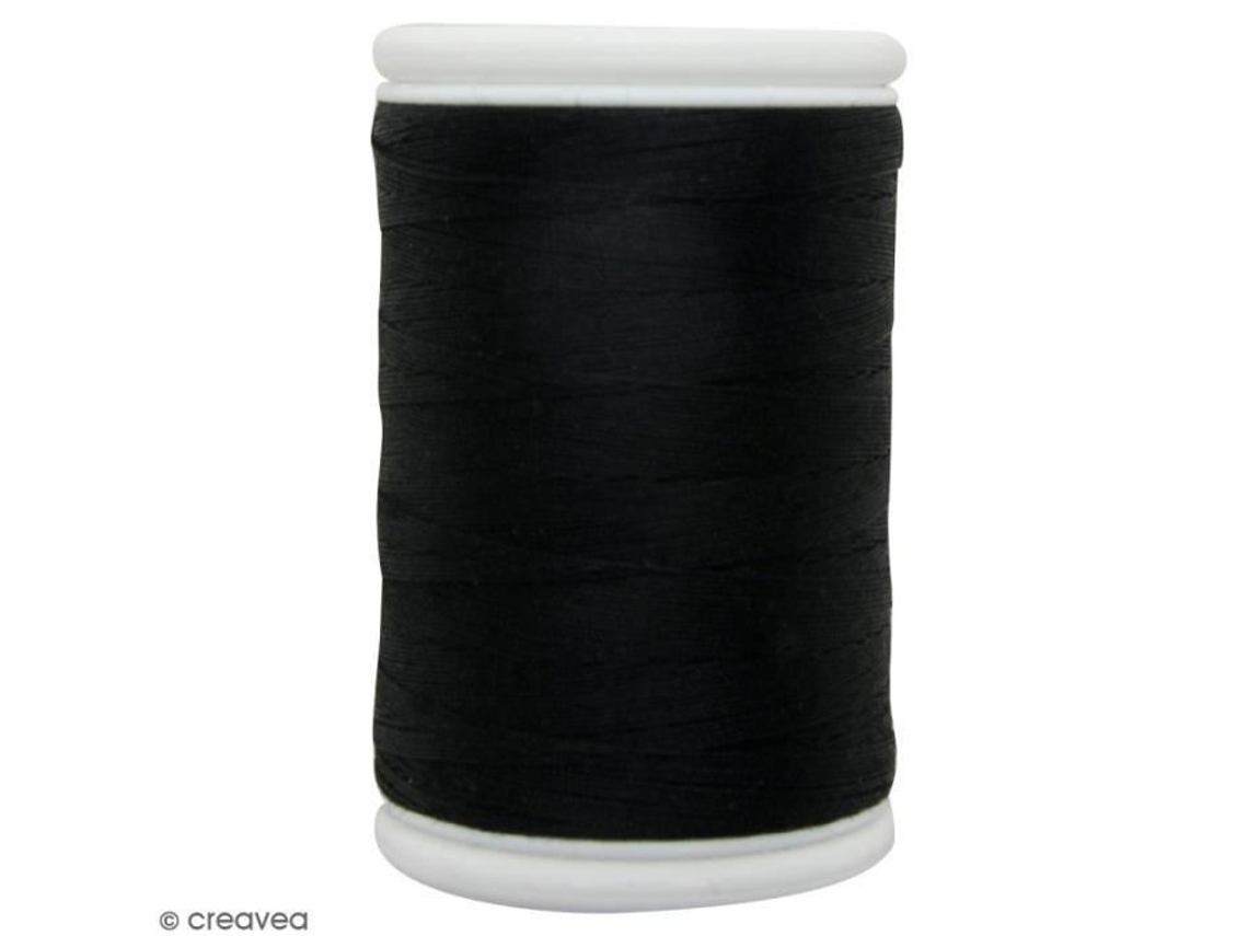 Hilo de coser de algodón con mango DMC Nv. 40 - Negro - Hilo de coser algodón DMC 300 m Color Negro Material 100 algodón