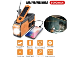 (f3) Radio Solar Portátil De Emergencia