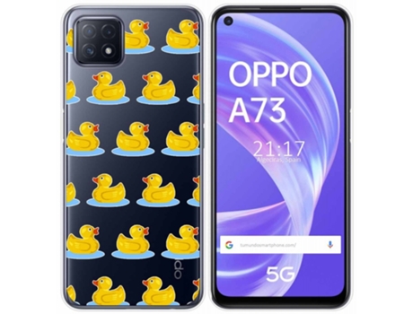 Carcasa Oppo A73 5G TUMUNDOSMARTPHONE Dibujos Transparente Multicolor