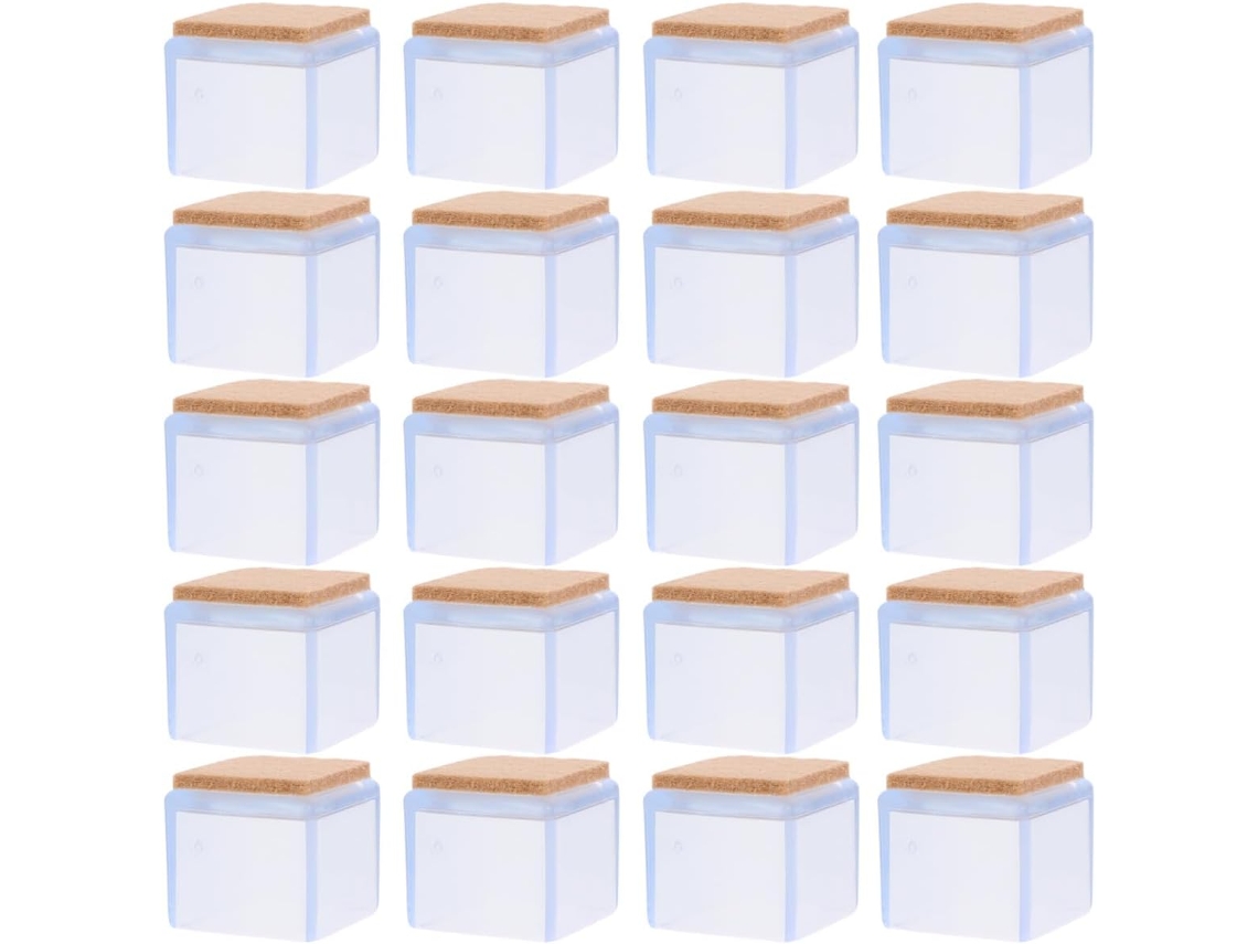 Protectores Cuadrados Transparentes De 25x25 Cm Para Patas De Mesas Y Sillas, Juego De Fundas.