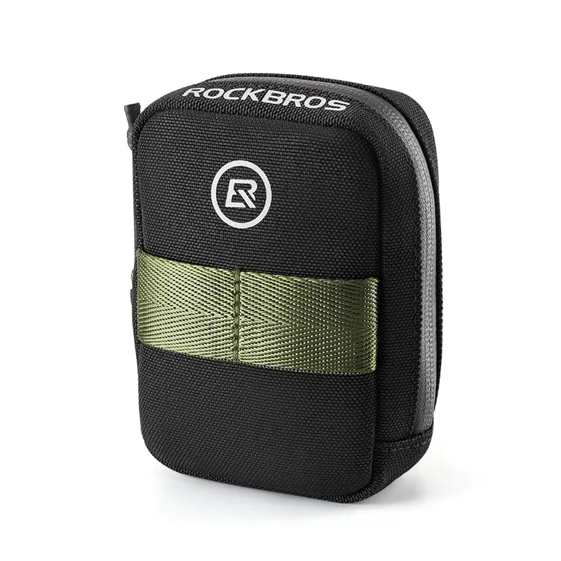 (negro, 0,35 L) Bolsa Para Sillín De Bicicleta, Mini Bolsa Trasera Portátil, Accesorio Reflectante Para Ciclismo