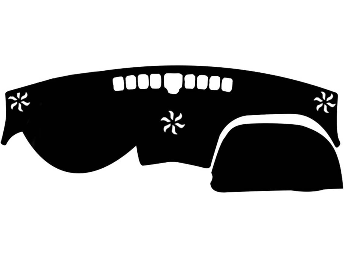 Alfombrilla Protectora De Gamuza Para El Salpicadero Del Hyundai Santa Fe 2019-2023 (negro/rojo, Con Pantalla