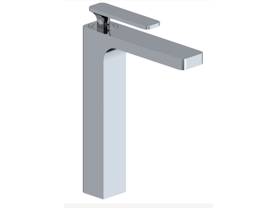 Grifo Para Lavabo Elevado 14 En Latón Negro Colección Enipée