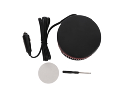 Calefactor Para Coche De 12 V Con Rotación De 360°, Fácil Instalación, Desempañador/deshumidificador De Parabrisas, Negro/rojo.