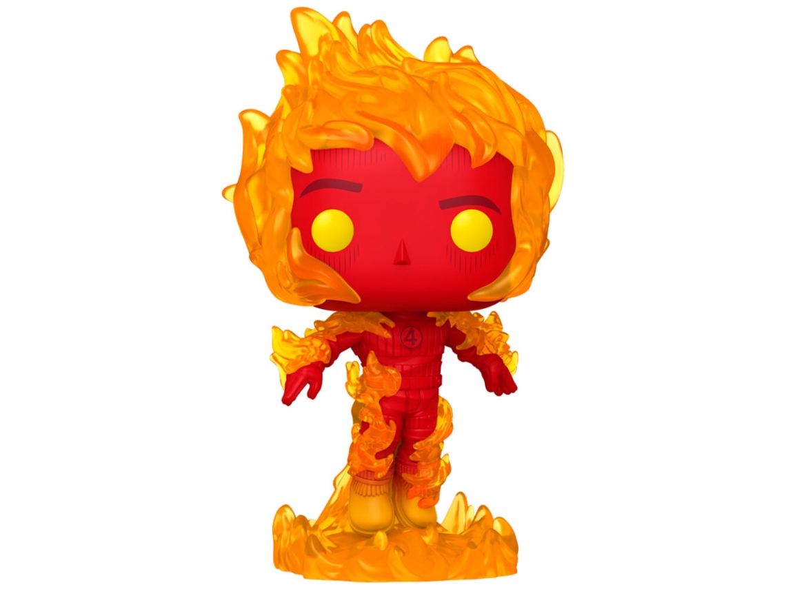 Figura Pop Marvel O Quarteto Fantástico Tocha Humana Funko