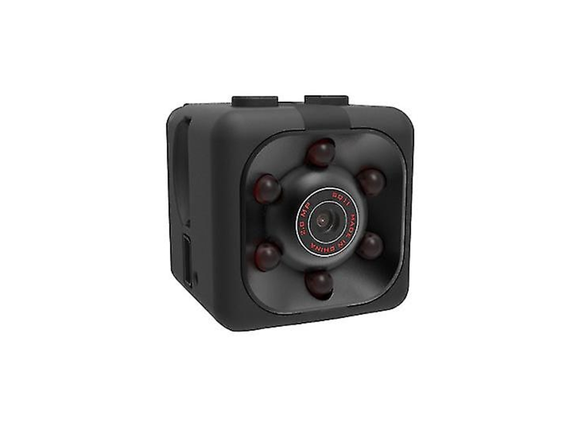 Minicámara inalámbrica Bestvite HD 1080P, cámara deportiva portátil (negra)
