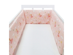 Protector de cuna para bebé, barrera de algodón para recién nacidos, litera trenzada, cuna Mdug