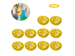 10 Trampas Reutilizables Con Forma De Flor Para Abejas E Insectos Voladores, Ideales Para Jardín Y Hogar. Fabricadas En Plástico.