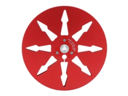 Carrete De Cinta De Aluminio Vacío De 7 Pulgadas Con 8 Orificios Para Grabadoras De Carrete A Carrete Studer Revox - Rojo