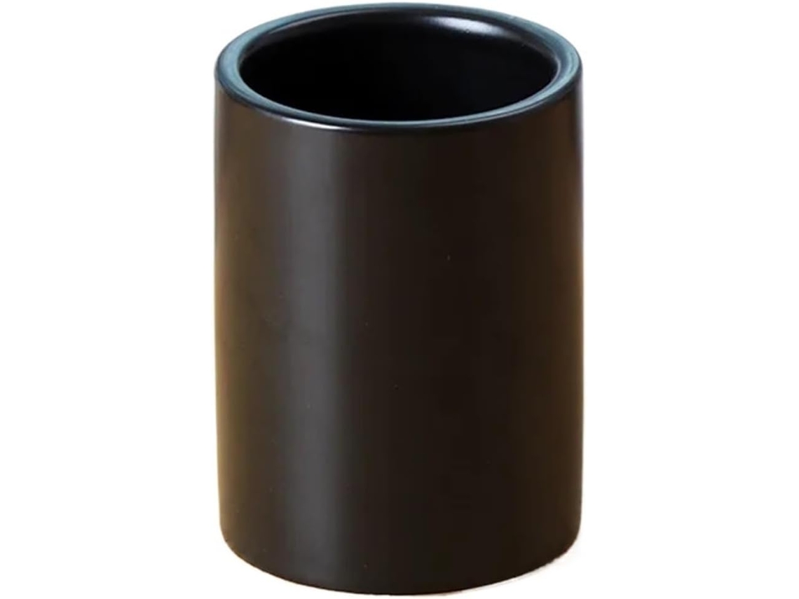 Topbathy Soporte En Cerámica Color Negro 2 Piezas Para Hotel