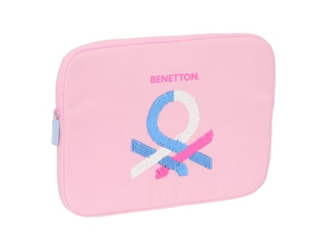 Funda para Portátil Pink Rosa 156'' 395 x 275 x 35 cm BENETTON