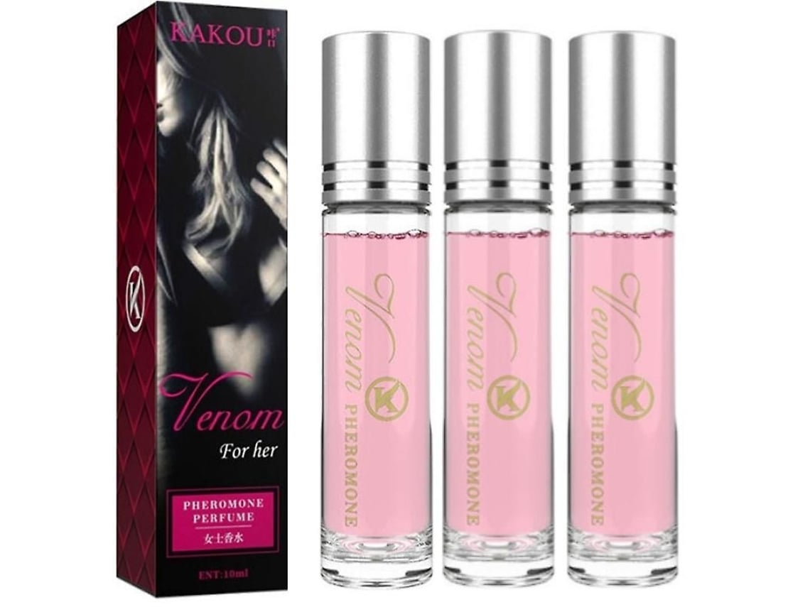Perfume Íntimo Con Feromonas Para Atraer A Hombres Y Mujeres. Roll-on, 3 Unidades, 10 Ml.