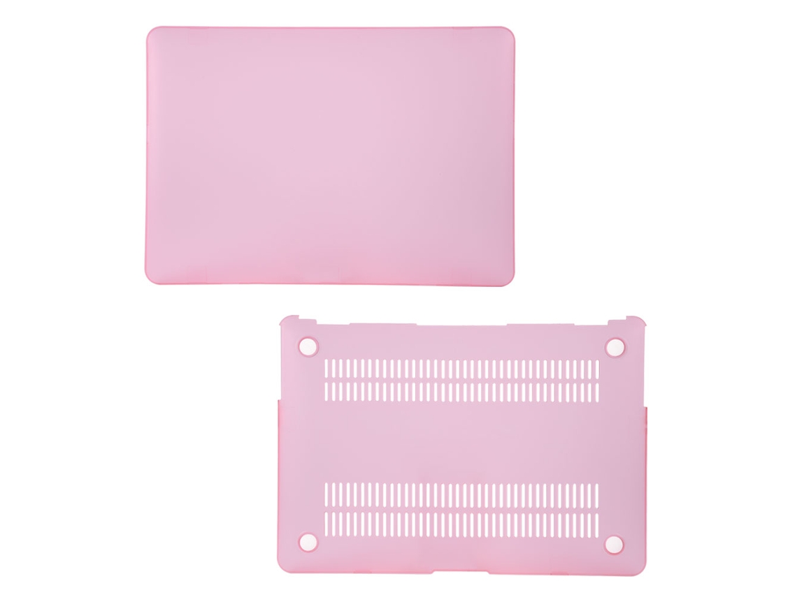 Funda protectora de dos piezas con tela mate para MacBook Air 11 en dorado claro (color rosa)
