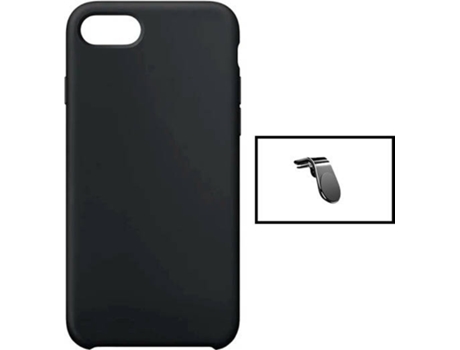 Kit Carcasa + Soporte de Auto iPhone SE 2022 G4M Negro
