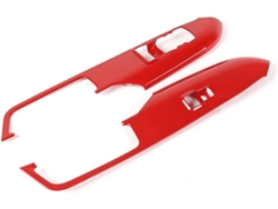 Adhesivo Decorativo Para Panel De Control, Elevalunas Eléctrico Y Accesorios Interiores Abs Mustang 2015-2023