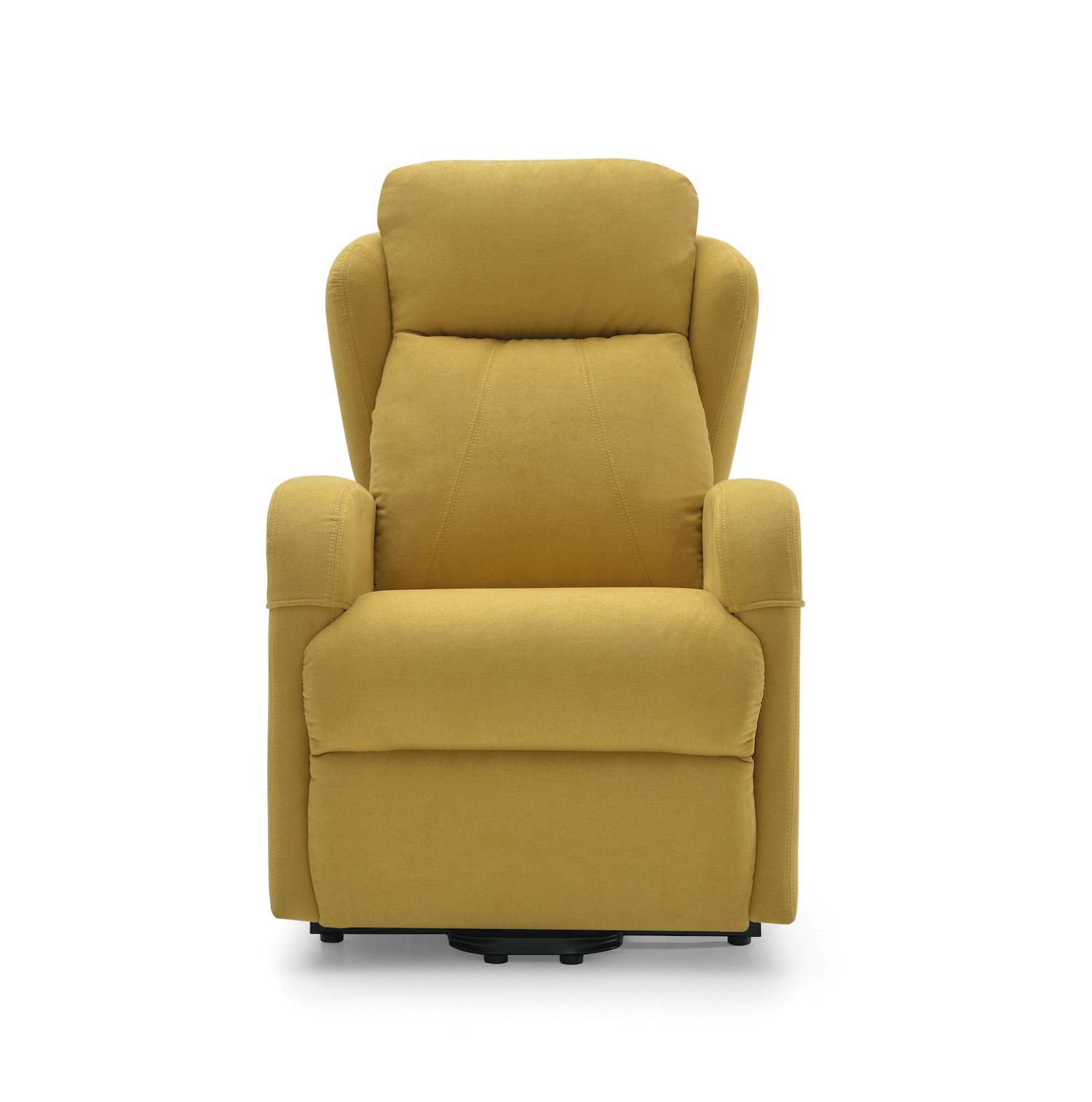 SILLÓN BRIXTON | Häusbed | Sillón Eléctrico Power Lift levanta personas “Puesta en Pie” | 109x68x86 cm | Mostaza