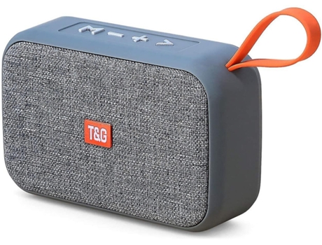 Mini Altavoz Bluetooth Portatil 5.0 Sonido Envolvente 361 Tws Soporte Tarjeta Tf/Aux/Micro-Sd/Fm Gris BISBISOUS