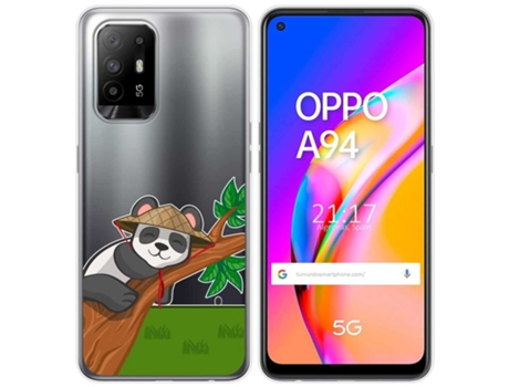 Carcasa Oppo A94 5G TUMUNDOSMARTPHONE Dibujos Transparente Multicolor
