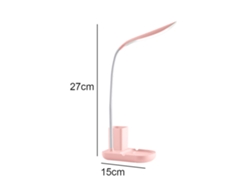 Soporte Para Celular - Candeiro De Mesa Ld1051 Con Soporte Para Caneta - Rosa JEIIBRZUI