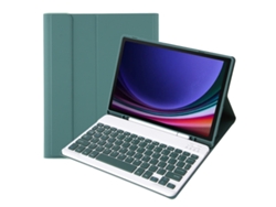 Funda con teclado Bluetooth para tableta Samsung Galaxy Tab S10 Fe 10.9 SM Sx520/x526b con soporte para lápiz Zruxe