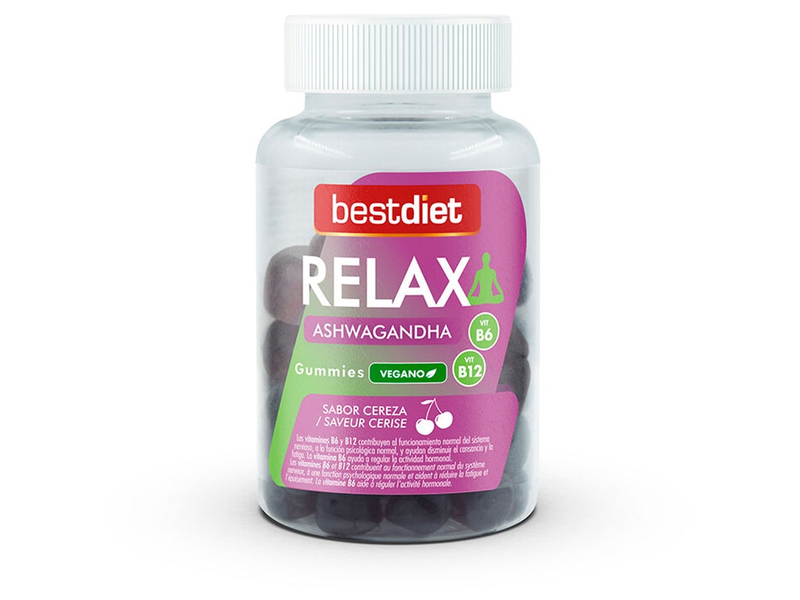 Bestdiet Gomitas Relax Ashwagandha 60 Unidades BESTDIET