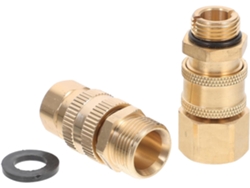 Kit De Adaptadores De Manguera Para Hidrolavadora De 4 Piezas Con Conectores Dobles