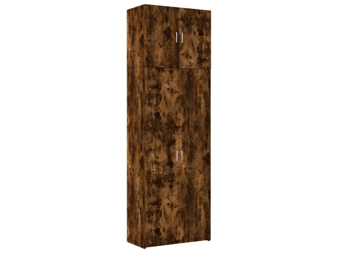 Mueble alto MAISON EXCLUSIVE en derivados de madera de roble ahumado (80x42,5x249 cm)