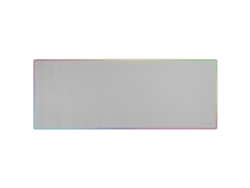 Alfombrilla Gaming XXL MARS GAMING MMP224 88x33cm Diseño Rainbow Caucho Natural y Nanotextil Blanco