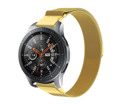 Correa Pulsera Milanese Mesh para Garmin Fenix 6 Solar Dorada