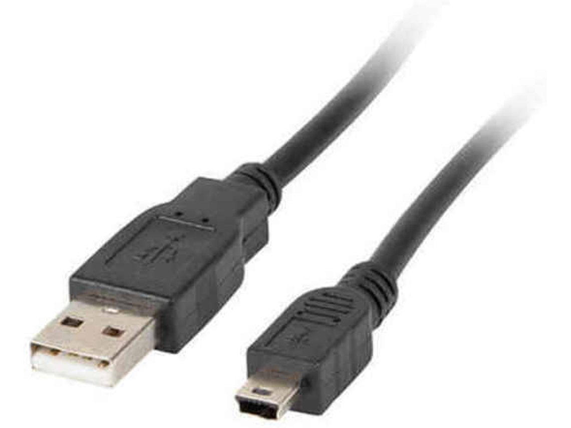 Cable LANBERG S5604157 (USB - 1.8 m - Negro)