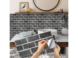 Adhesivos Para Azulejos De Cocina Y Baño, 12 Unidades, Pvc Autoadhesivo Impermeable, 15x30cm
