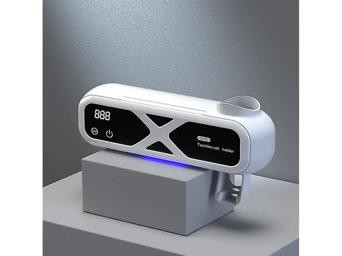 Esterilizador De Cepillos De Dientes De Pared Con Tecnología Inteligente De Ozono Y Luz Ultravioleta.