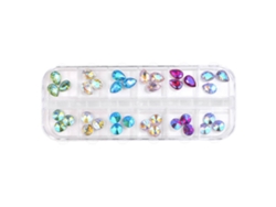 Adornos De Uñas De Glitter Y Piedras Irregulares, Mezcla De Formas Para Manicura Diy 03