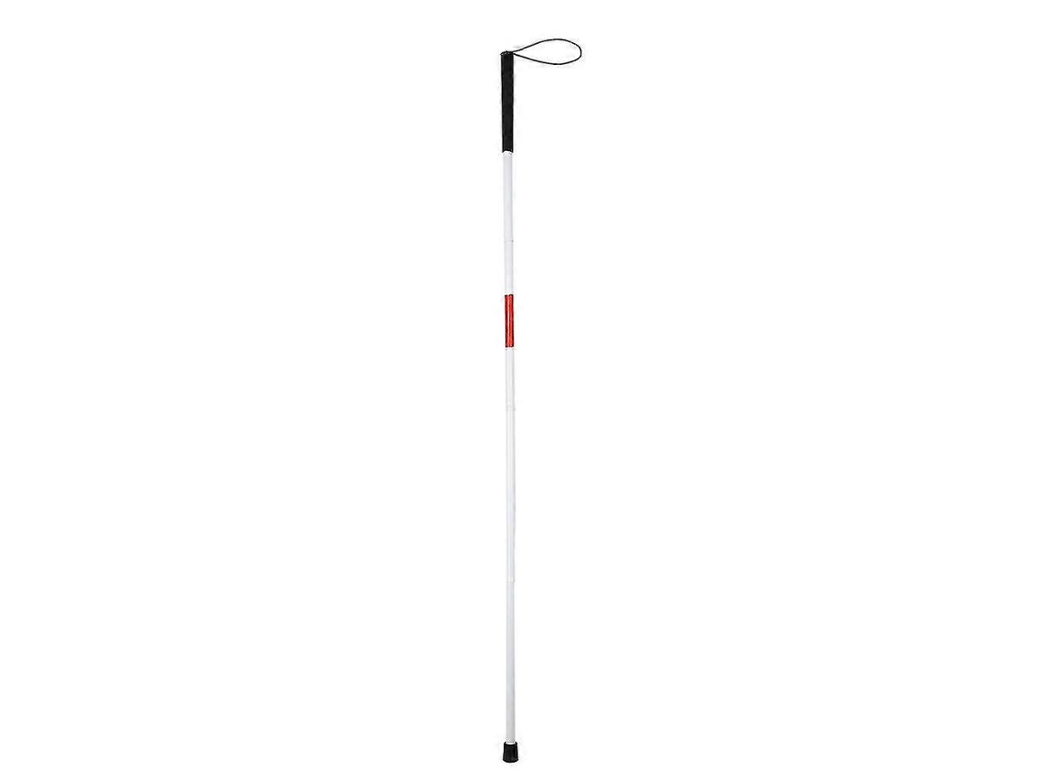 Bastón plegable portátil reflectante con sistema antichoque para ayudar a caminar y a las personas con discapacidad visual.