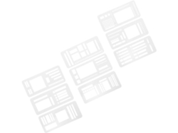 3 juegos de plantillas para cuadernos y agendas, plantillas reutilizables para scrapbooking y dibujo...