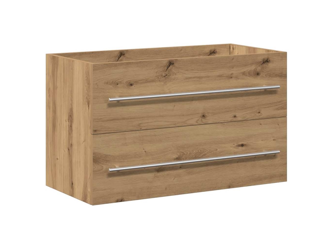 Maison Exclusive - Mueble Para Lavabo De Baño, Estilo Artesanal, Roble, 80x38,5x48 Cm, Madera De Ingeniería