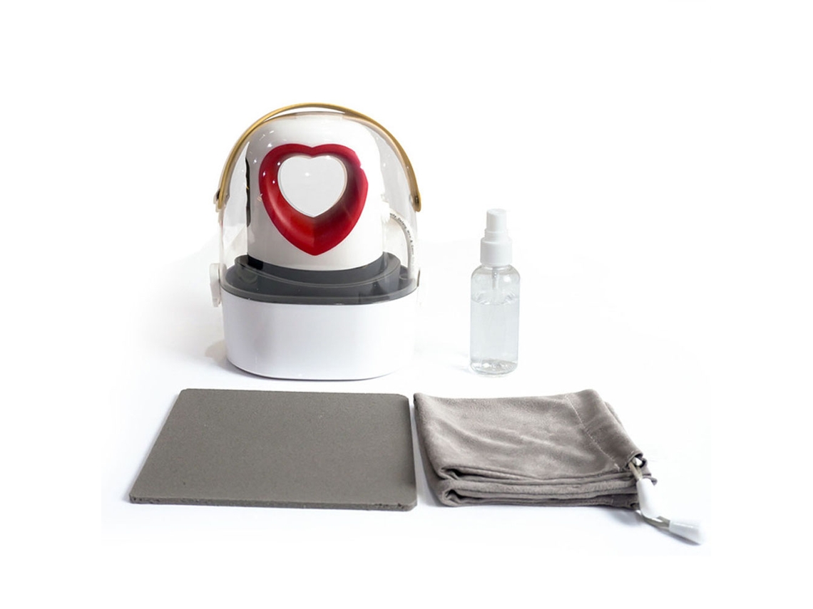 Máquina De Prensa Térmica Portátil Mini Corazón Digital Para Sublimación Transfer Y Planchado De Camisetas Y Telas