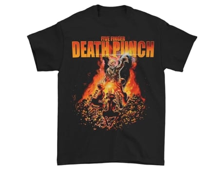 Camiseta ROCKINSTONE de la gira Five Finger Death Punch Purgatory 2014 (XXXL)
