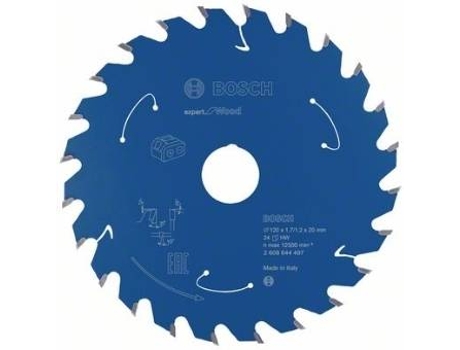 Disco de Sierra Circular BOSCH Para Sierra Sin Cables Expert para Madera 120x1.7/1.2x20 T24 para Sierras Circular Manuais