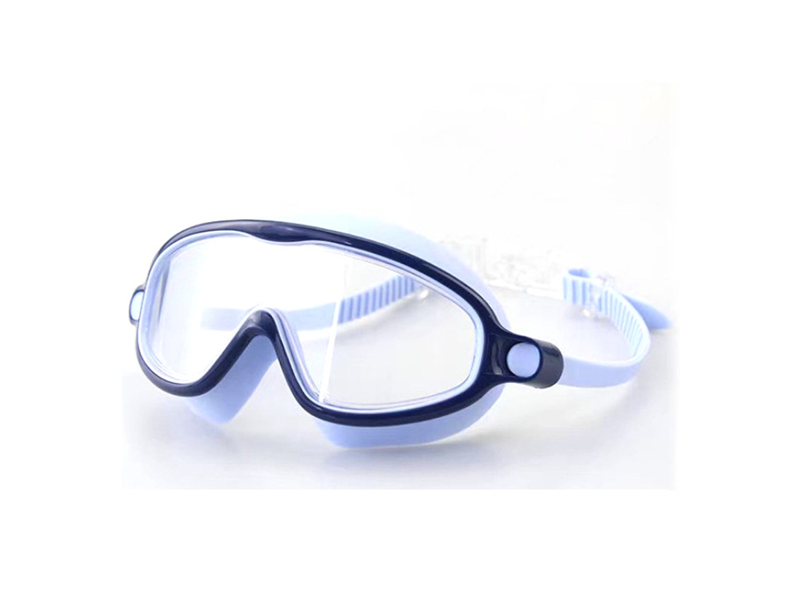 Gafas de natación infantiles 600a Macaroni Transparentes (Estuche para gafas + Clip nasal + Tapones para los oídos)