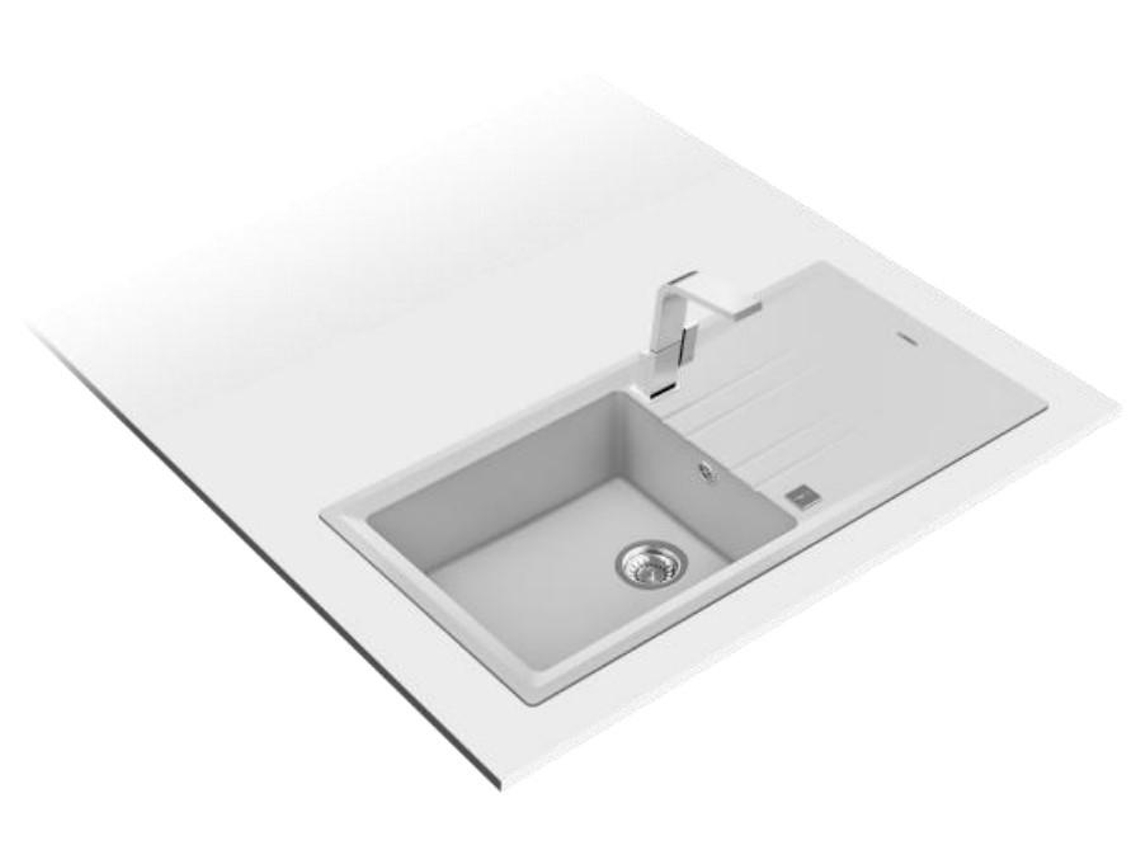Lavaplatos TEKA Piedra 60 Ltg 1C 1E Blanco