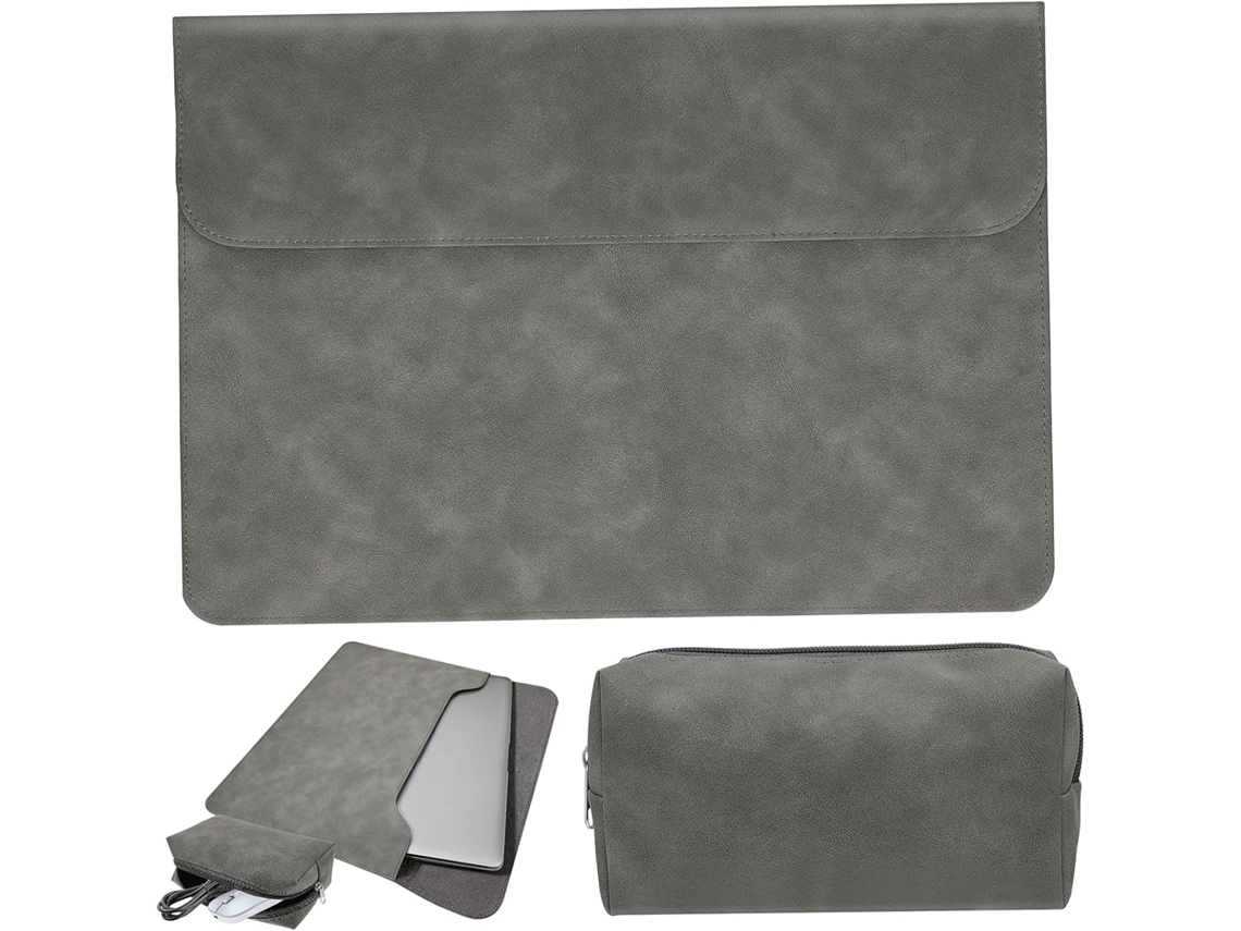 Estuche sencillo para portátil con bolsa de almacenamiento, compatible con portátiles de diseño delgado y Gokoco