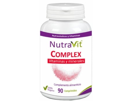 NUTRAVIT Complex Vitaminas Minerales Vegan 90Comp