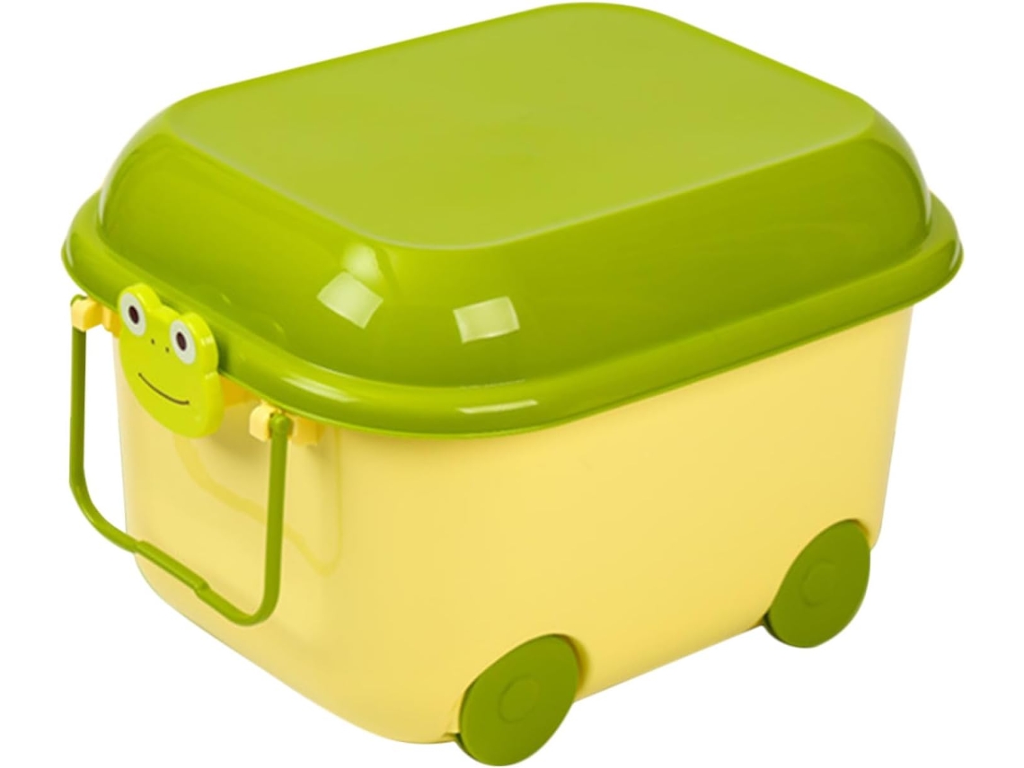 Baú Organizador De Brinquedos Com Tampa Ergonômica