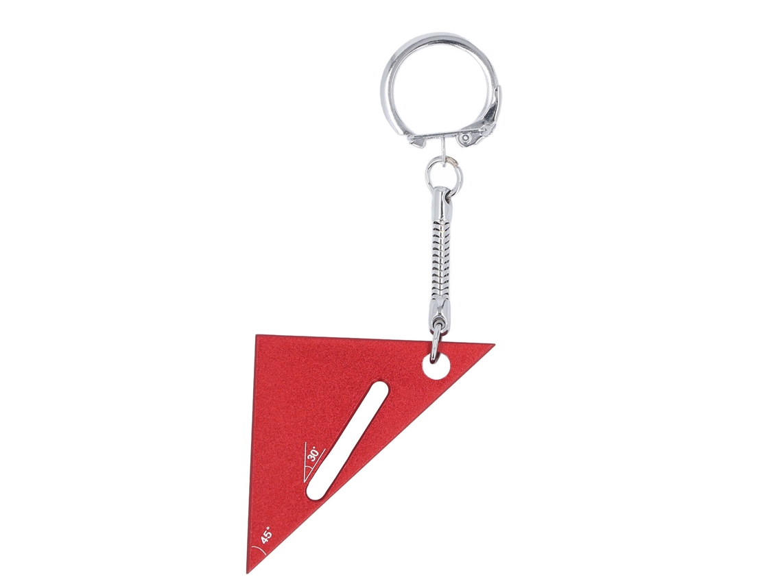 Regla Triangular De Aluminio Para Carpintería, Ángulos De 90, 45 Y 30 Grados, Herramienta De Medición.